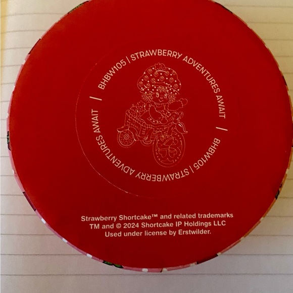 NWT- Erstwilder x Strawberry Shortcake - Adventure Awaits Bicycle Brooch - Picture 4 of 5